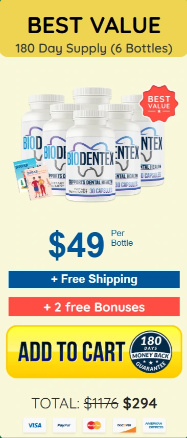 Biodentex 6 bottles